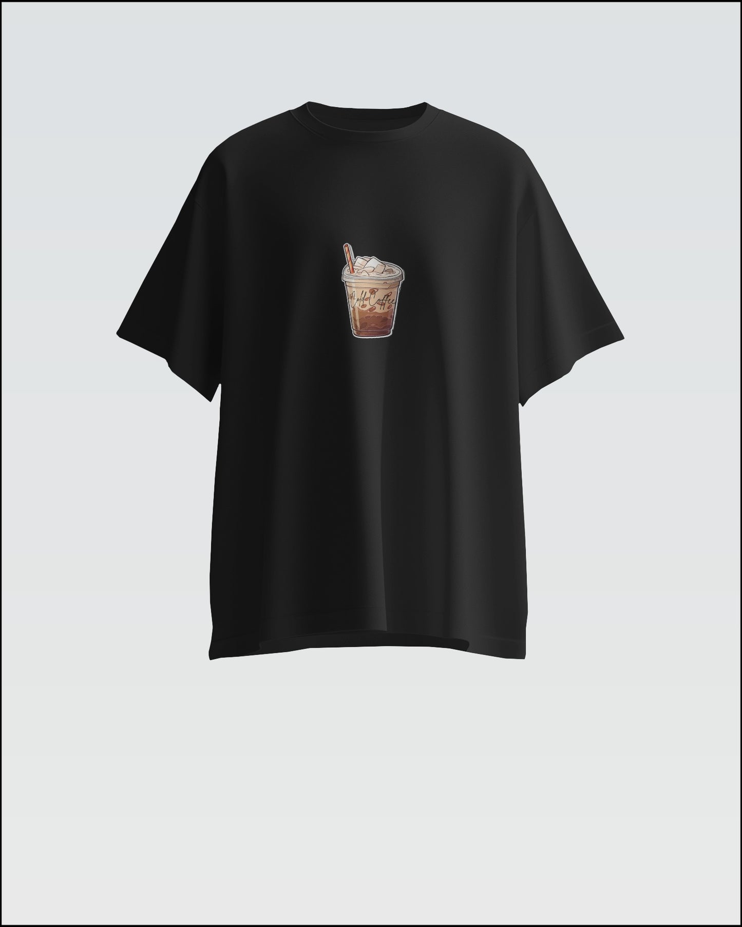 Cold Coffee Oversized T-Shirt – The Bozo Store